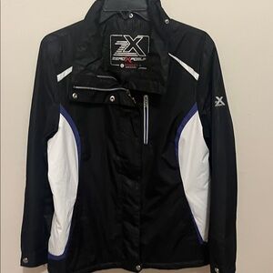 ZeroXposur Women's Ski Jacket in Black, White, and Purple